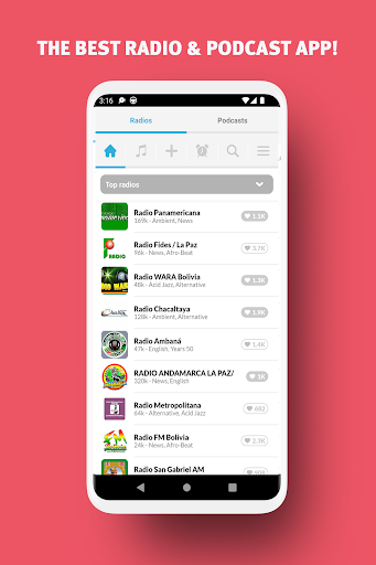 Radio Bolivia - Radio FM Screenshot 1 - AppWisp.com
