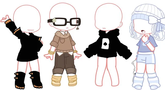 Gacha Life Anime Outfits Ideas