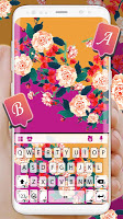 screenshot of Pretty Mexican Flowers Keyboar
