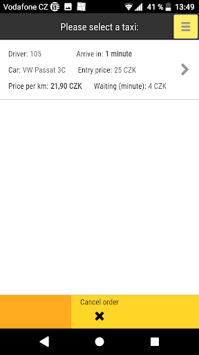 AAA TAXI - order taxi Screen 3