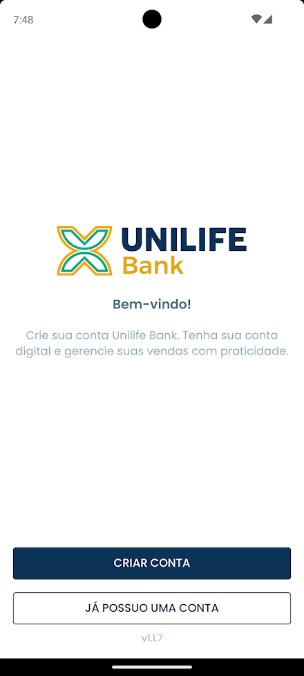Unilife Bank Screen 1