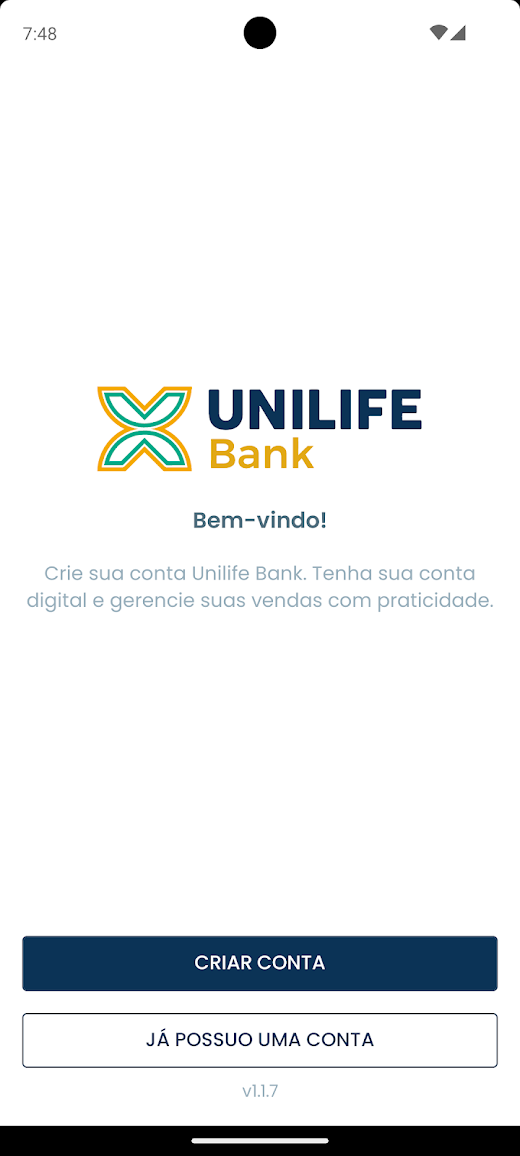 Android application Unilife Bank screenshot