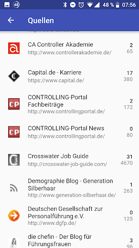 HRfilter - Personal & HR News Screen 2