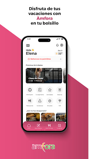 Android application Camping Amfora screenshort