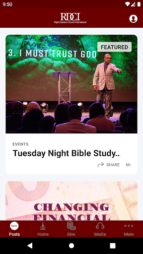 Android application Right Direction Church Int'l screenshort