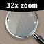 Magnifier Plus with Flashlight