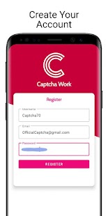 Captcha Typing Work-Online Job Screenshot