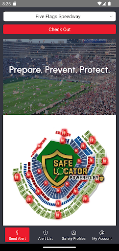 Android application SafeLocator screenshort