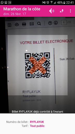 pixticket Screen 2