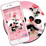 Pink Panda Love icon