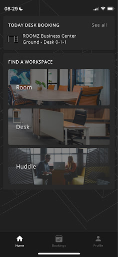 Android application myROOMZ screenshort