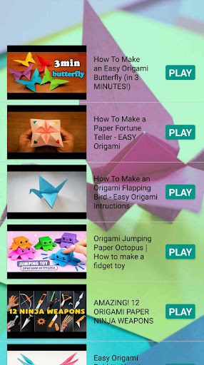 Simple Origami Screen 3