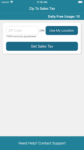 Android application TaxOn GO screenshort