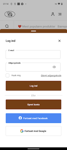 Café Check In Screen 2