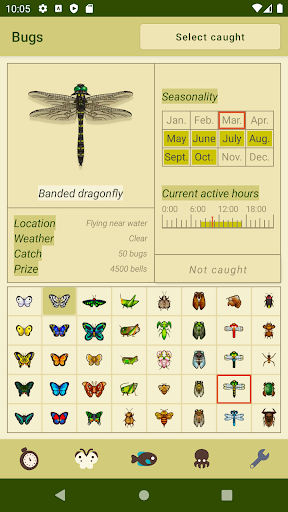 Android application Definitive Critterpedia screenshort