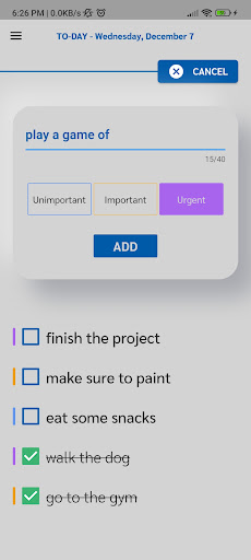 Lista - Slickest ToDo List Screen 3