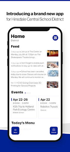 Android application Hinsdale Central School screenshort