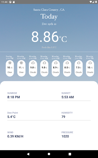 Weather Forecast Screen 3