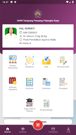 eCampus IAHN Tampung Penyang Screen 3