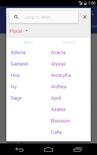 Baby Names by Nametrix Screenshot