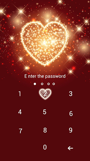 Gold Love Theme For AppLock