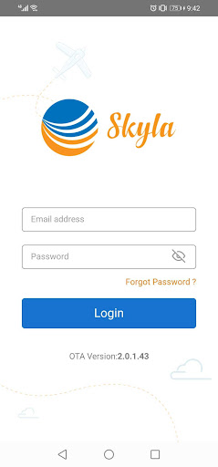 Android application Skyla Travel screenshort