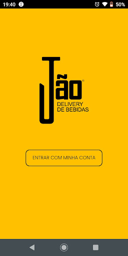 Android application Jão Entregador screenshort