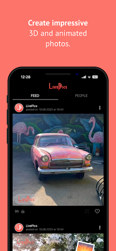 Android application LivePics by Magicworks screenshort