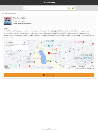 RISE Events Screenshot 4 - AppWisp.com