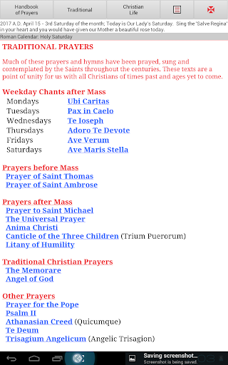 Handbook of Prayers App Screen 3