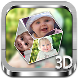 My Baby 3D cube Live WP icon