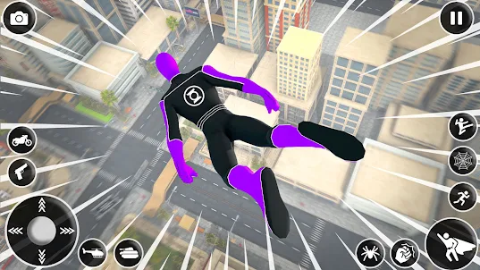 Spider Rope Hero Mafia City 3D