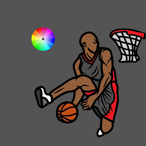 Basket Ball Coloring Book logo