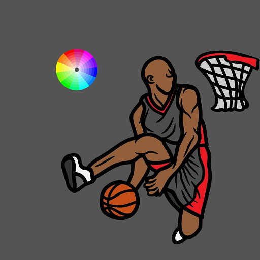 Basket Ball Coloring Book