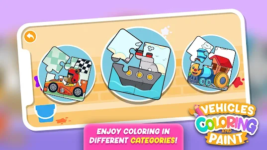Cars Coloring Games & Paint