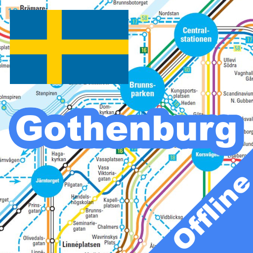 GOTHENBURG TRAIN TRAM BUS BOAT logo
