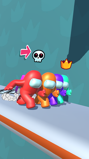 Super Among US 2 Race Rope Impostors Run 3D