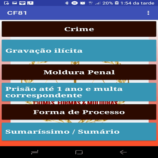 Crimes, Formas & Molduras Screen 2