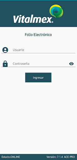 Android application Folio electrónico screenshort