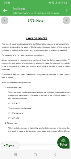 Screenshot of TestDriller Uni Entrance Exam