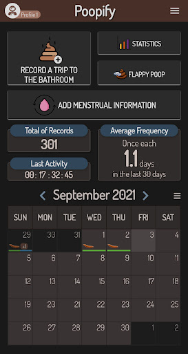 Poopify - Know your bowel Screen 2