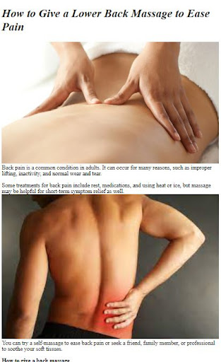 How to Do a Back Massage Screen 2