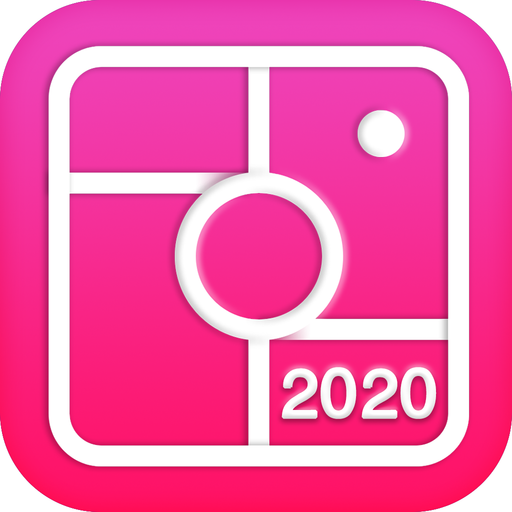 Photo collage maker editor app logo