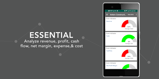 Android application EpicLedger Financial Dashboard screenshort