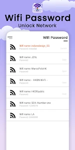 Wifi Password Unlock Network