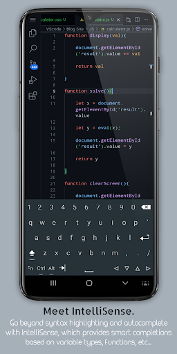 VScode for Android Screen 3