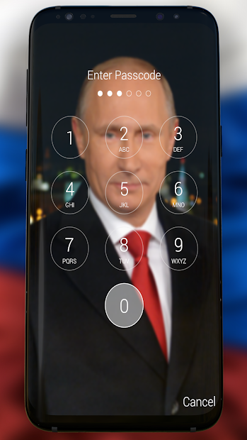 Captura de Pantalla 3 Lock Screen for Putin +Wallpapers android