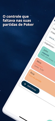 Android application Poker Controle screenshort