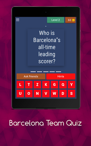 Barcelona Team Quiz