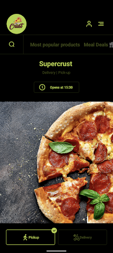 Android application Supercrust Innishannon screenshort